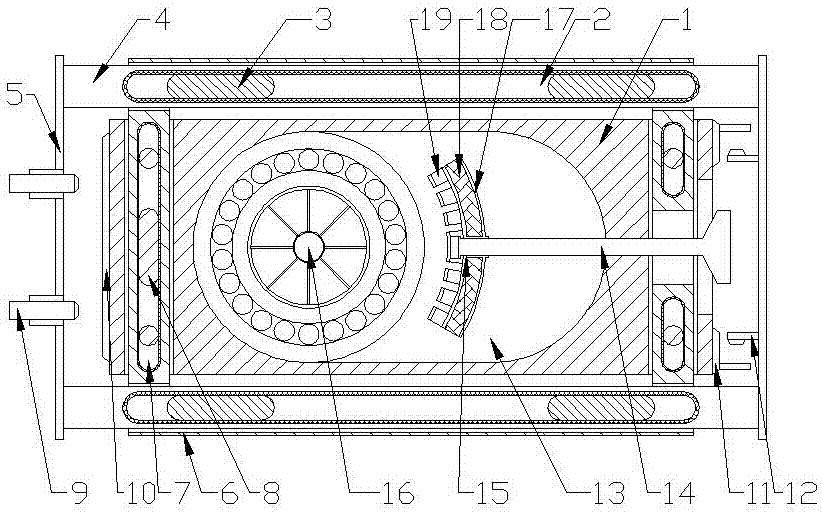 Clamp for bearing beating rate detection