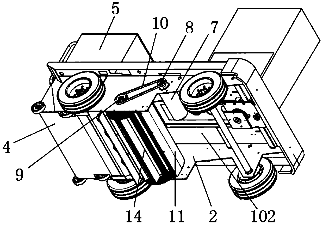 Urban household garbage collecting device with excellent deodorizing effect