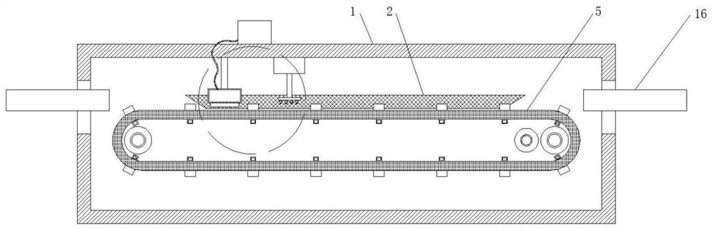 Environment-friendly intelligent spraying device for household goods processing