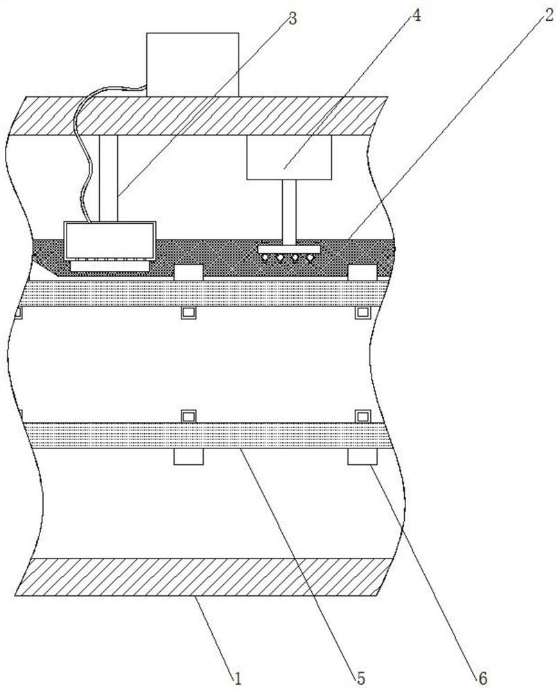 Environment-friendly intelligent spraying device for household goods processing