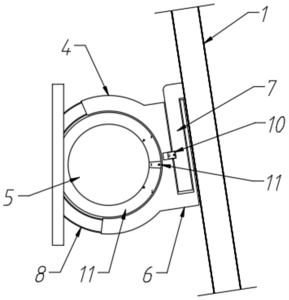 A mounting component for small billboards