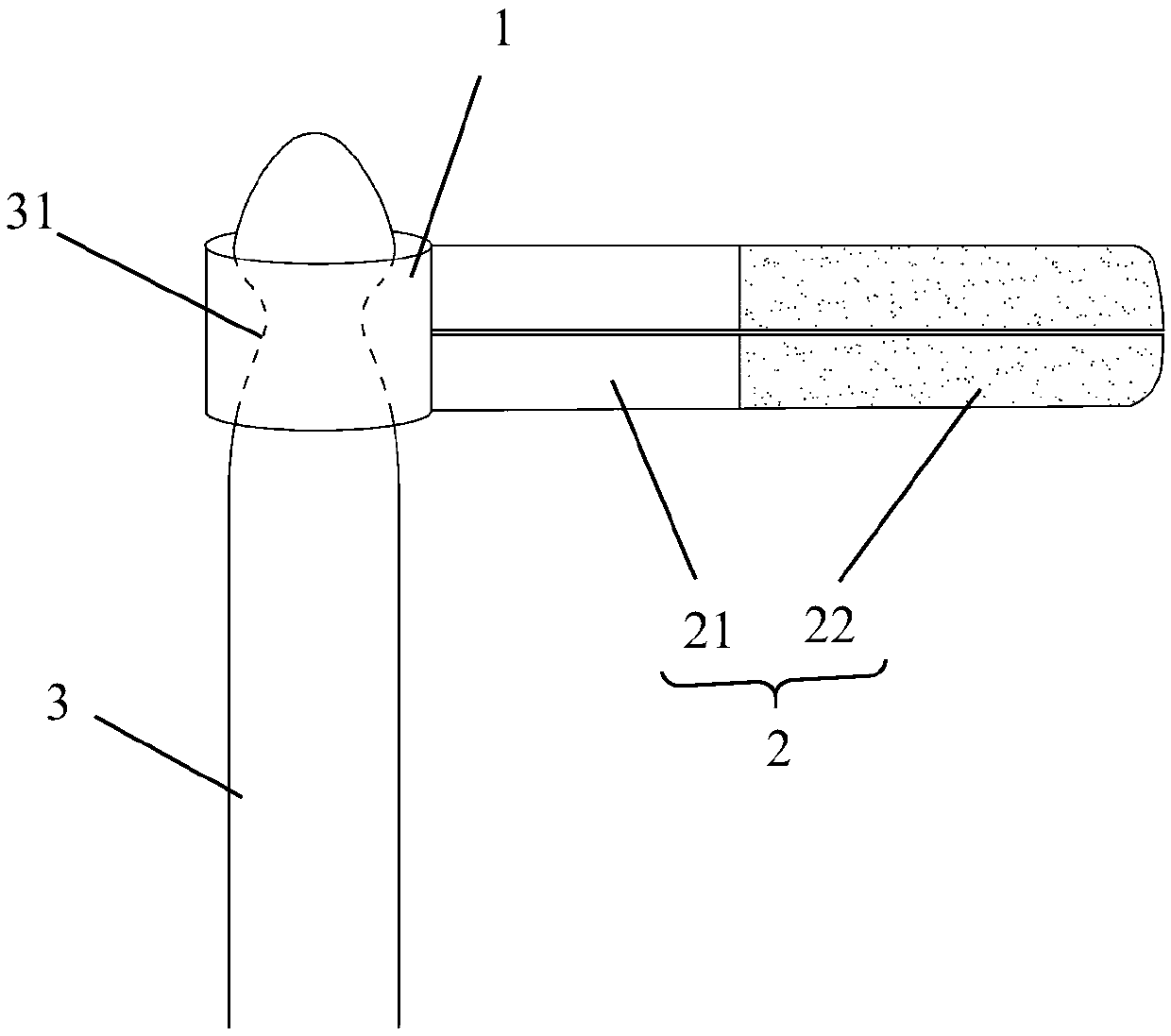 Bandaging device after circumcision