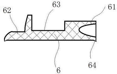 Seal structure of piston type spring brake chamber