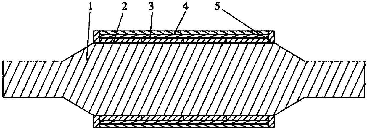 Composite type high-speed permanent magnet motor rotor and manufacturing method therefor