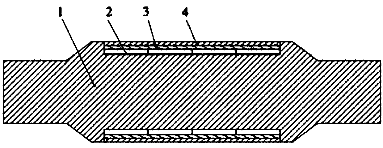 Composite type high-speed permanent magnet motor rotor and manufacturing method therefor