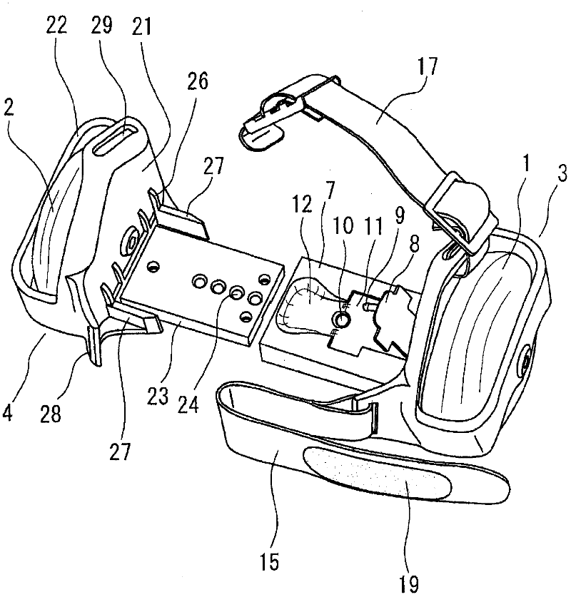 Heel roller for wearing footwear