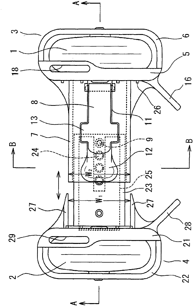 Heel roller for wearing footwear