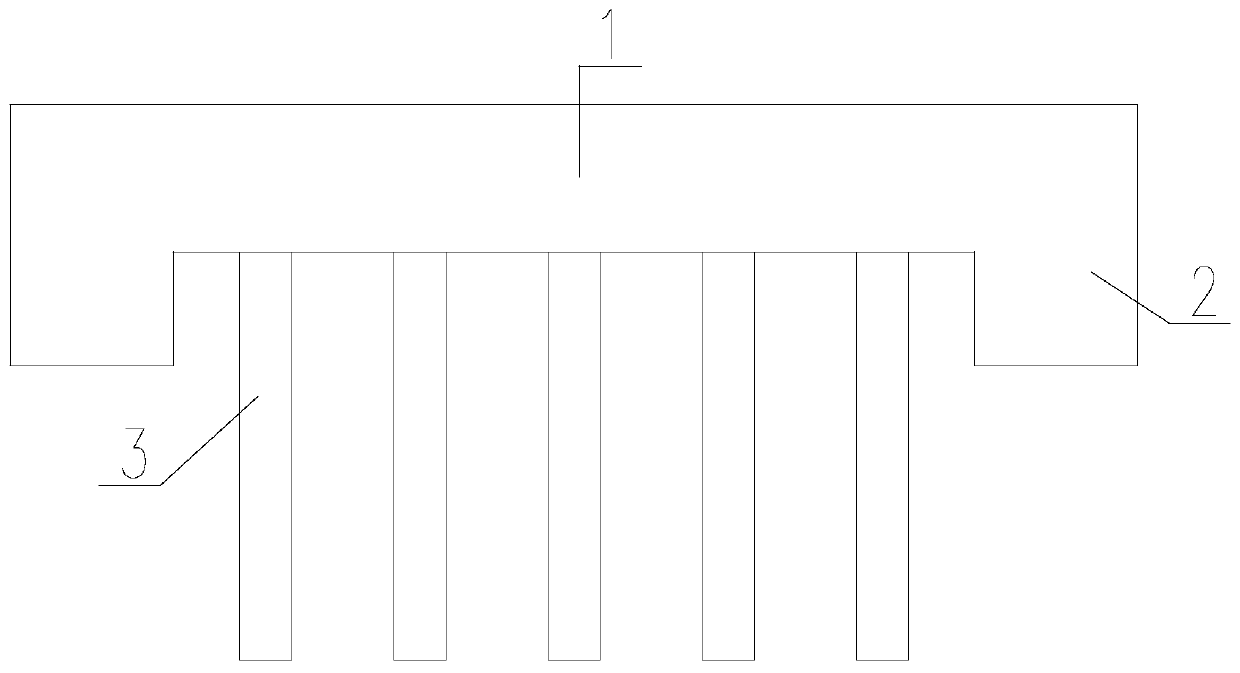 Shallow soft soil foundation solidifying structure and construction method thereof