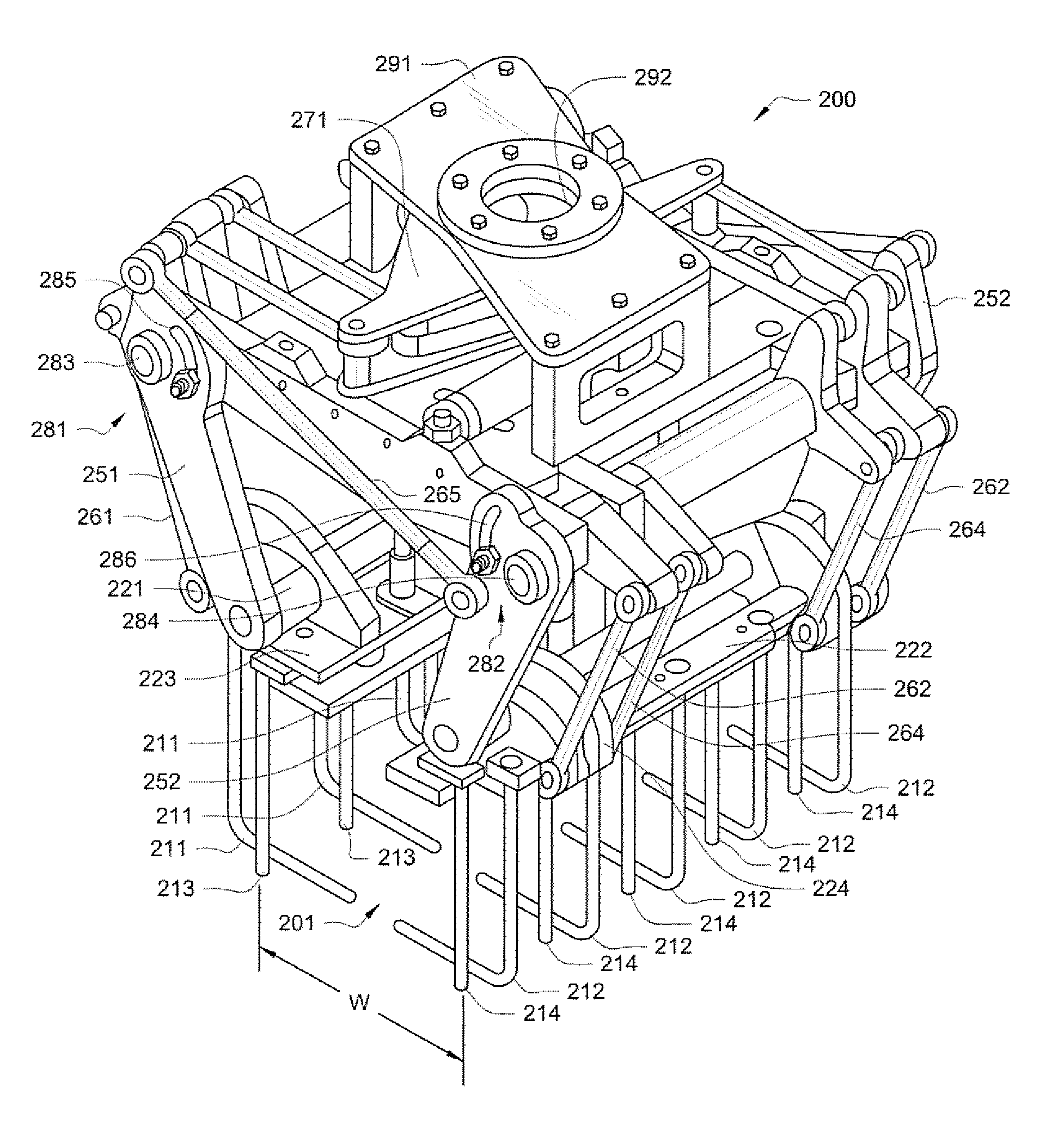 Adjustable tine clamp systems and methods