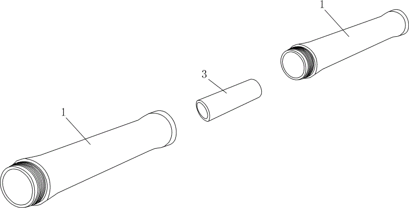 Disassembly type simulation bamboo rod for sports, leisure and fitness