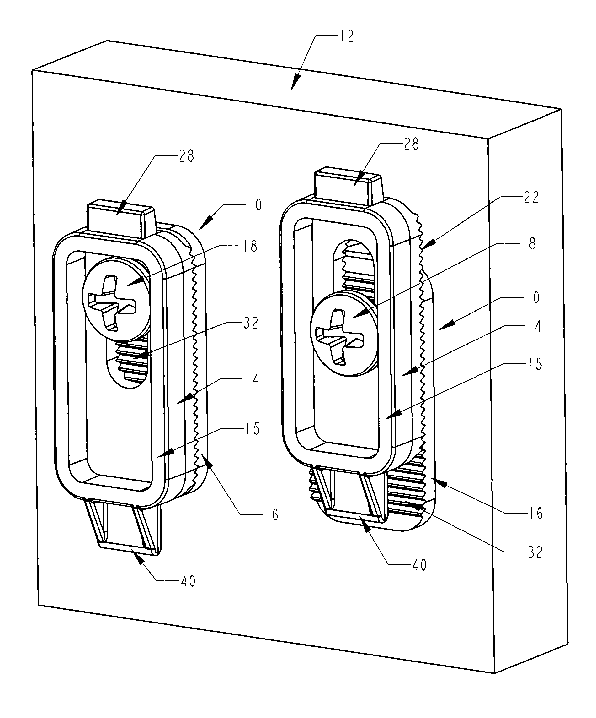 Adjustable wall hanger assembly