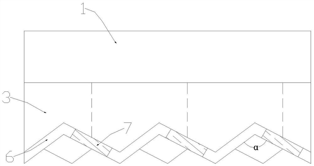 Hanging plate type curtain wall