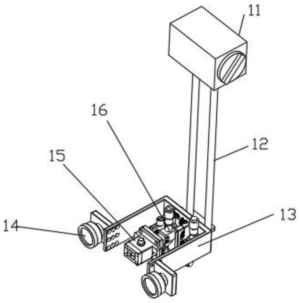 Joint calibration system for internal and external parameters of camera