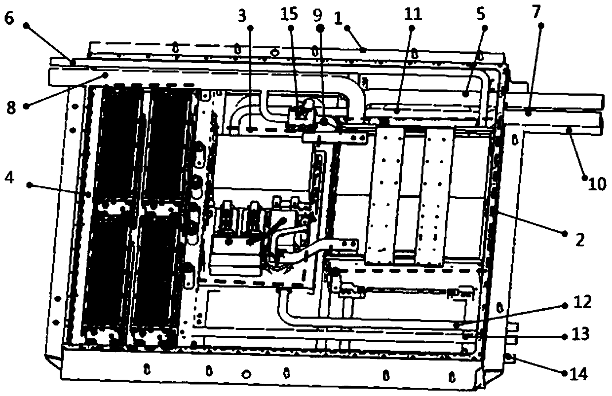 Vehicle-mounted high-voltage integrated power supply system, fuel cell vehicle and pure electric platform