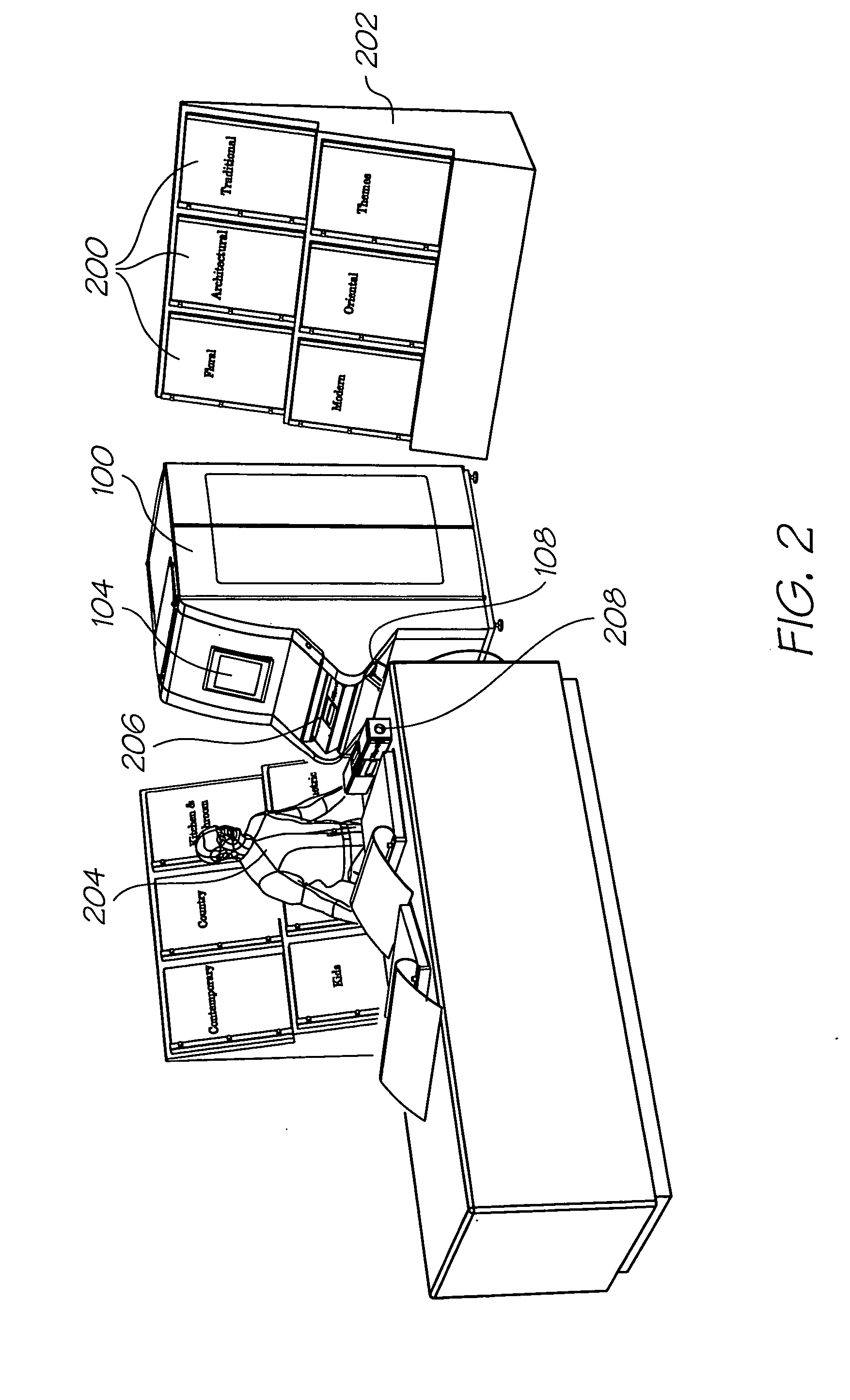 Media cartridge for wallpaper printer