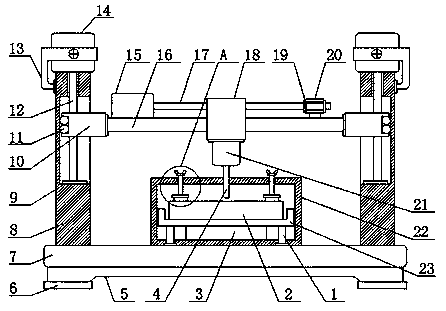 Perforating device suitable for furniture board