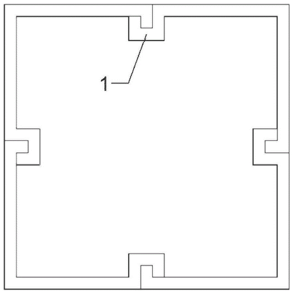 Mutually-buckled type assembled anti-cracking impermeable permanent column template