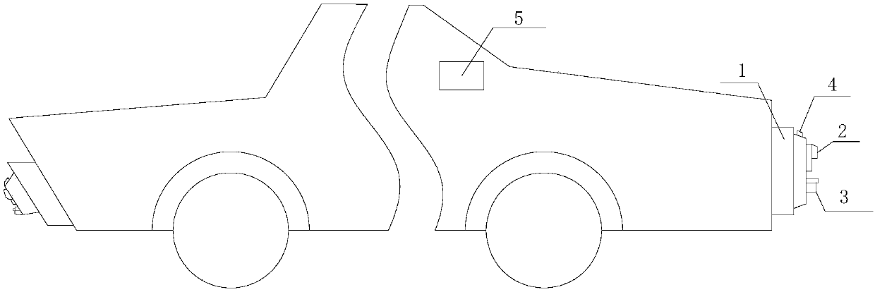 Autonomous running vehicle intelligent horn warning system