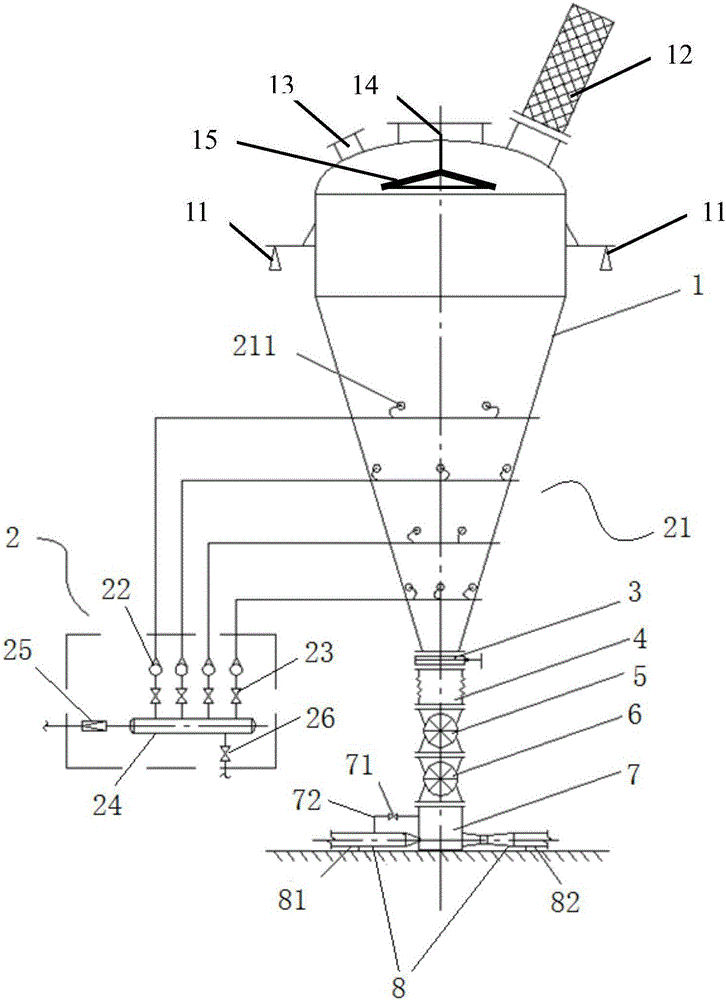 Powder supplying system