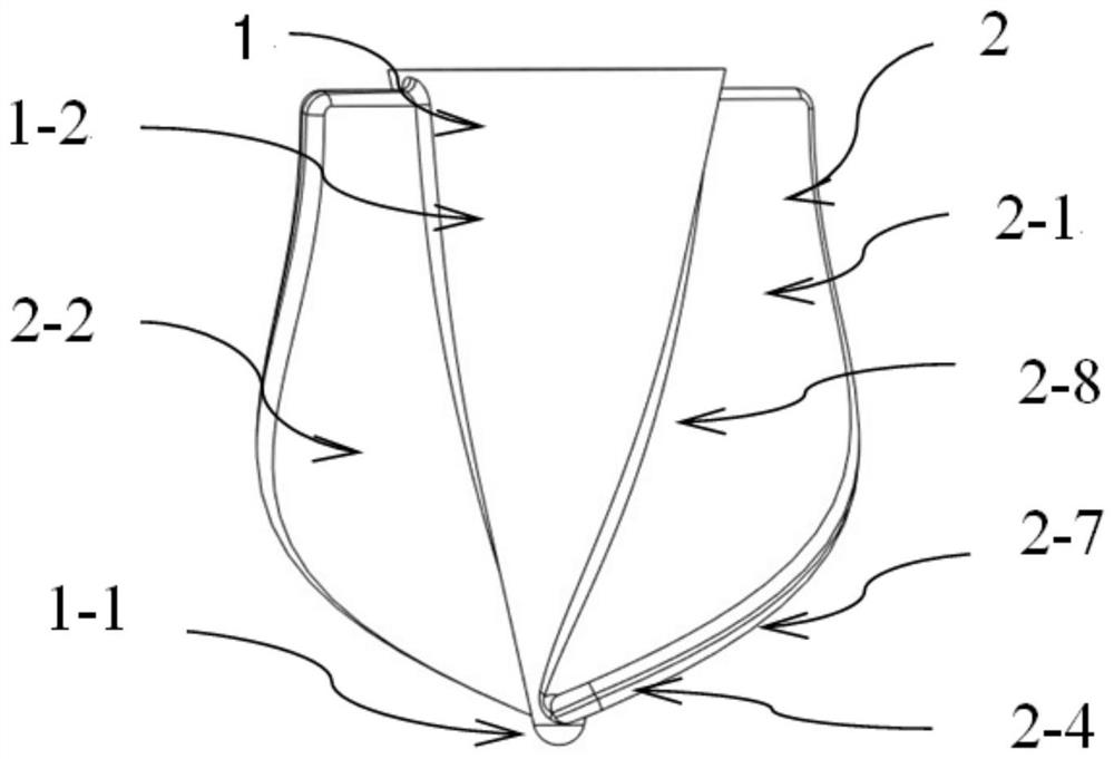 Blood pumping impeller and ventricle assisting device