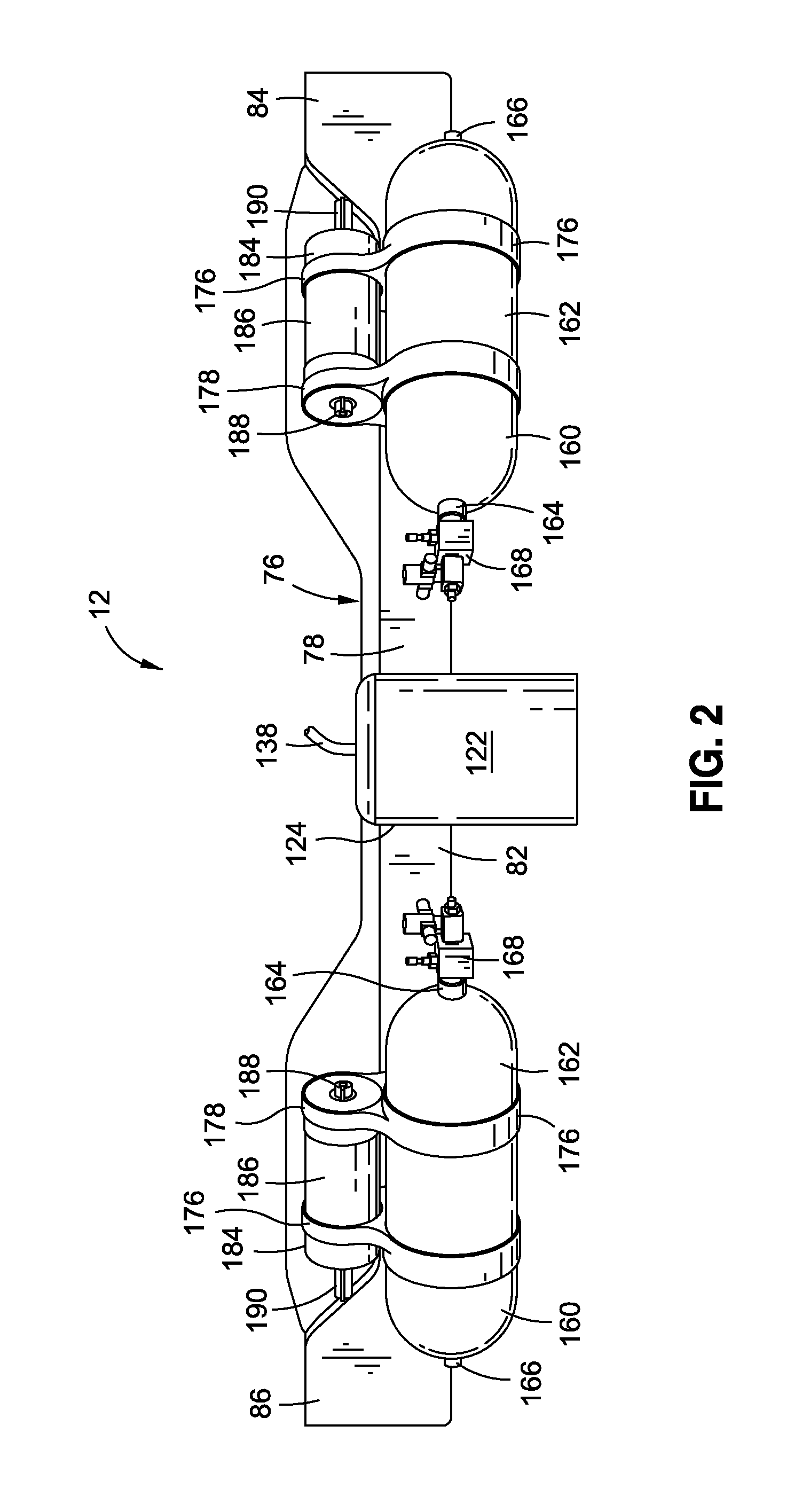 Detachable inflation system for air vehicles