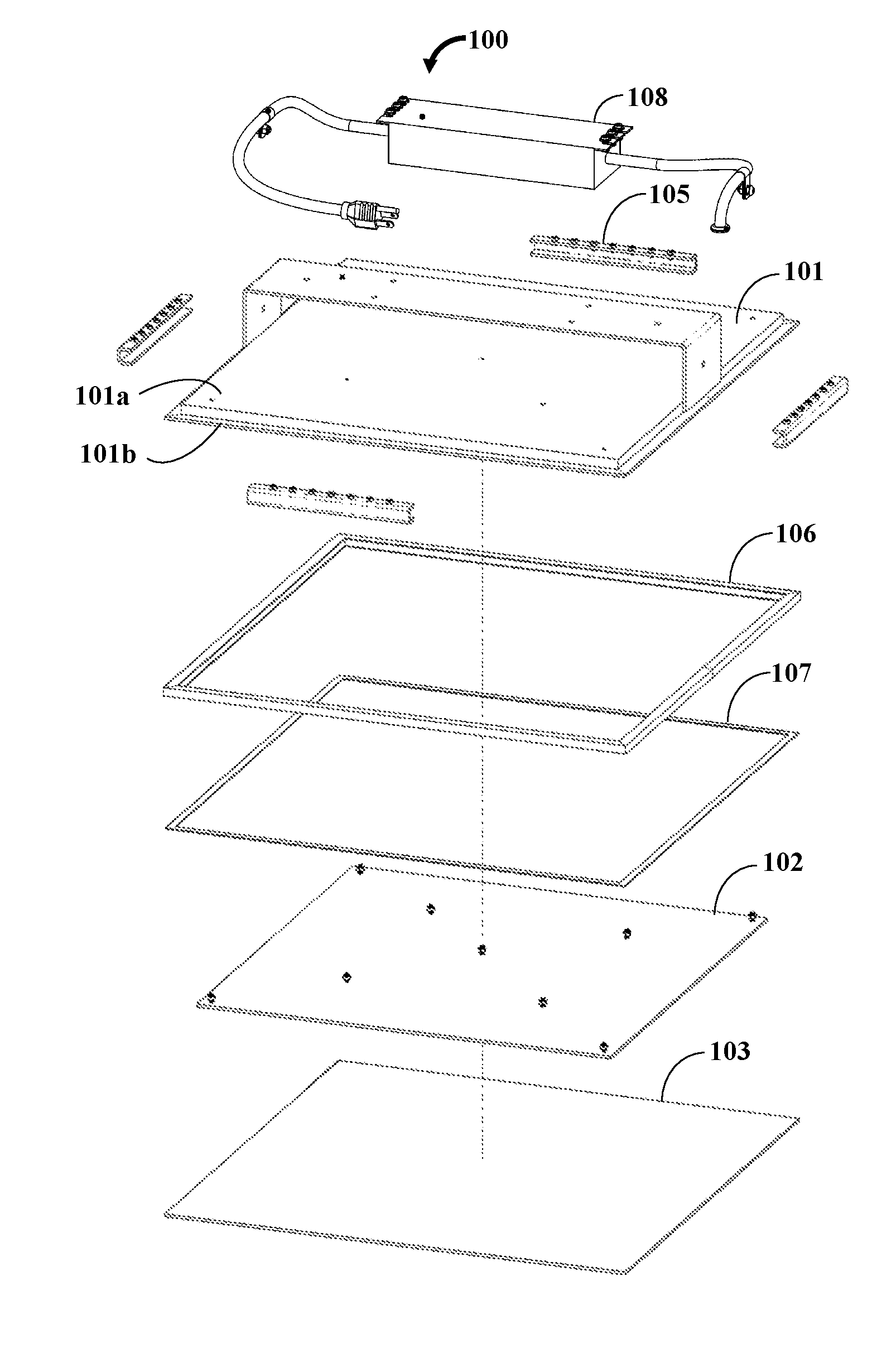 Wavelength emitting electronic device