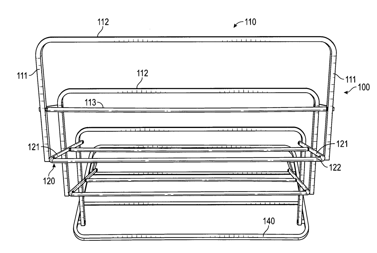 Collapsible shoe rack