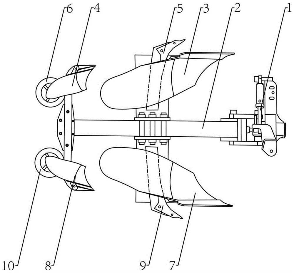 A cotton field soil plow layer reconstruction and its supporting cultivation method