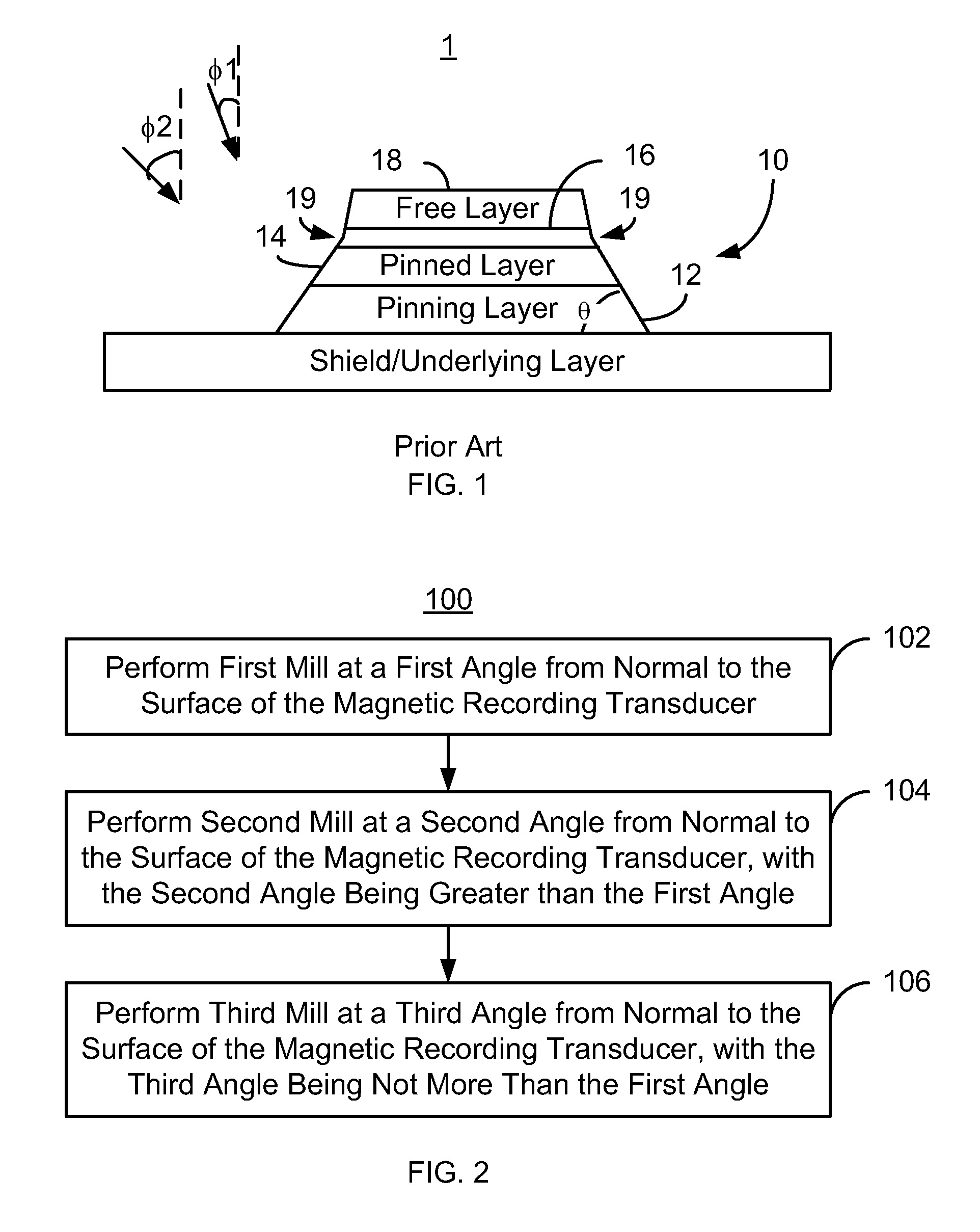 Method and system for defining a magnetoresistive junction