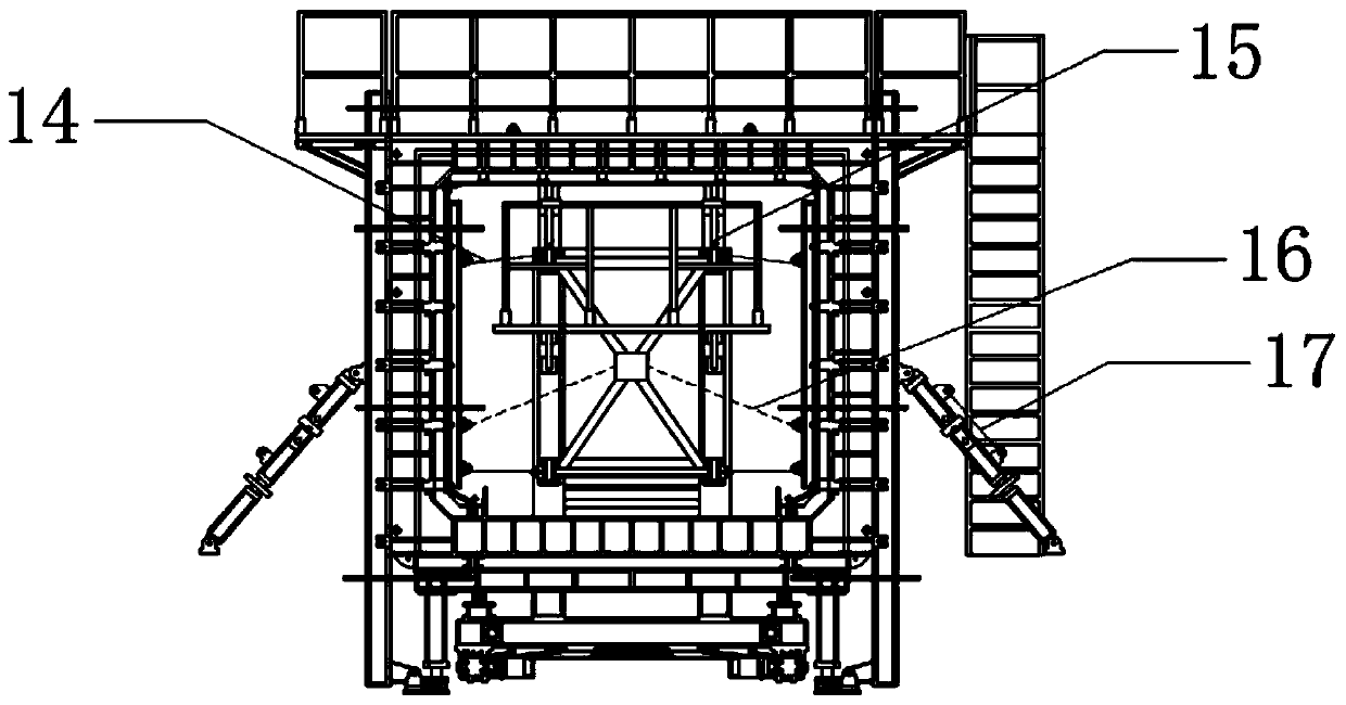 Assembly type hydraulic box culvert template and construction method of prefabricated assembly type box culvert of assembly type hydraulic box culvert template