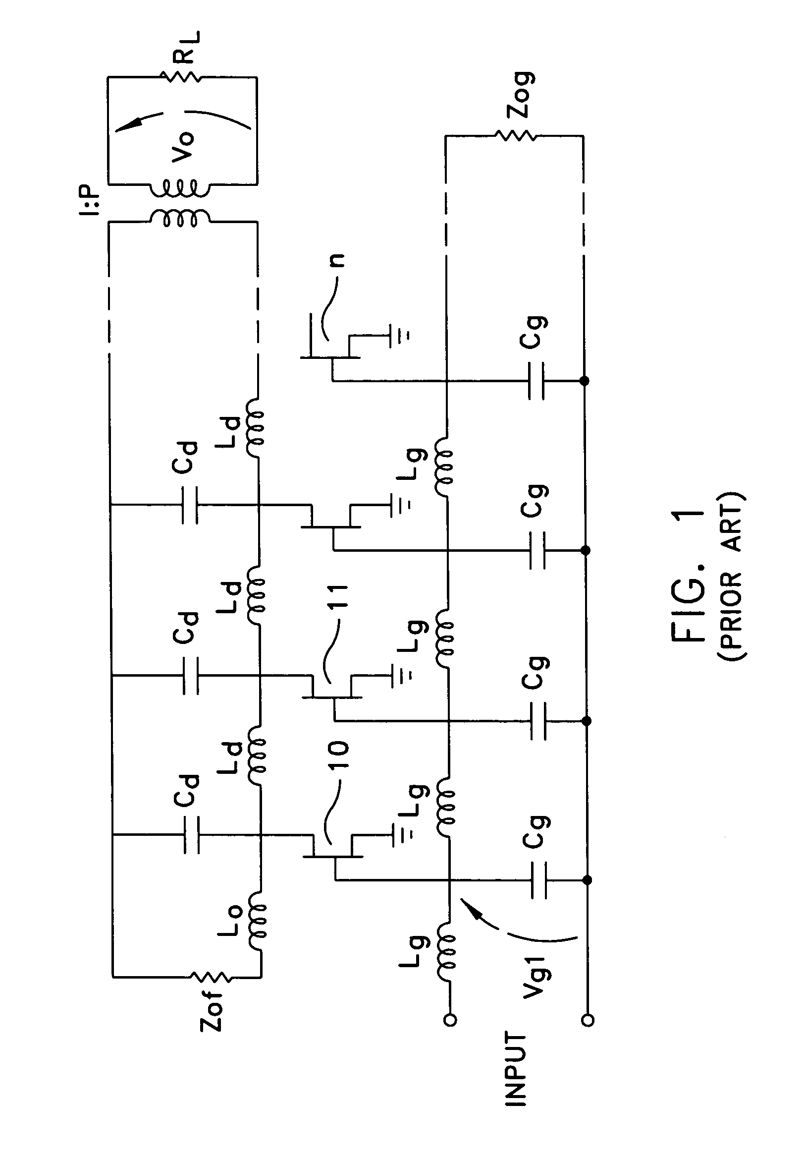 Gallium nitride traveling wave structures