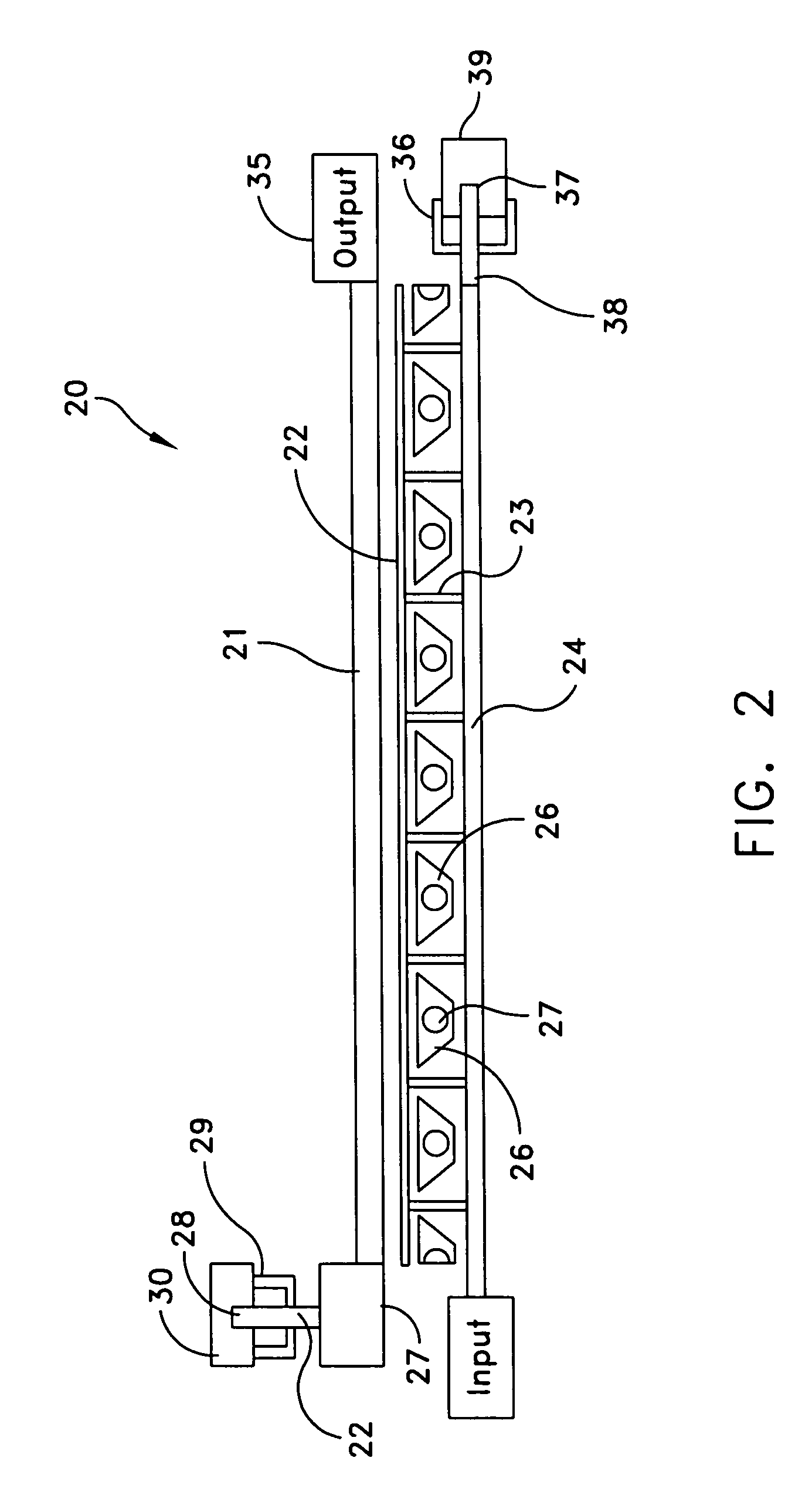 Gallium nitride traveling wave structures