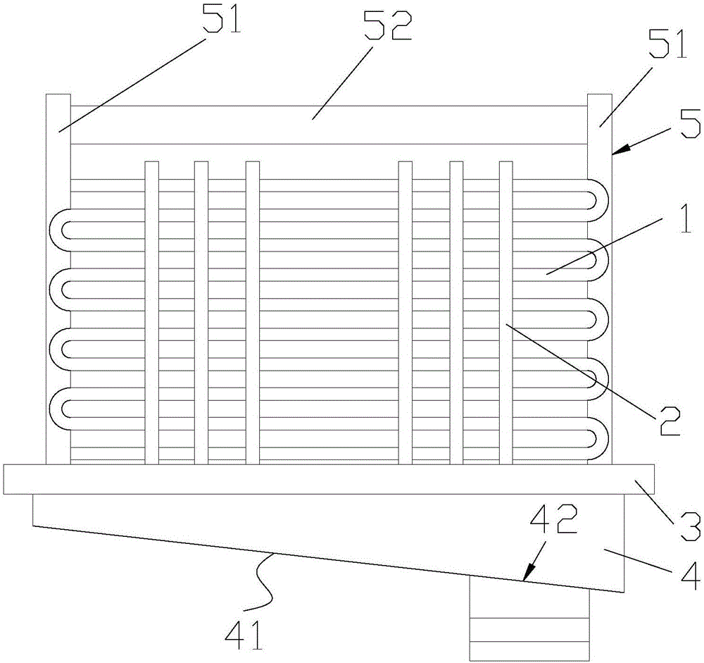 Water collecting mechanism for atmospheric water generator