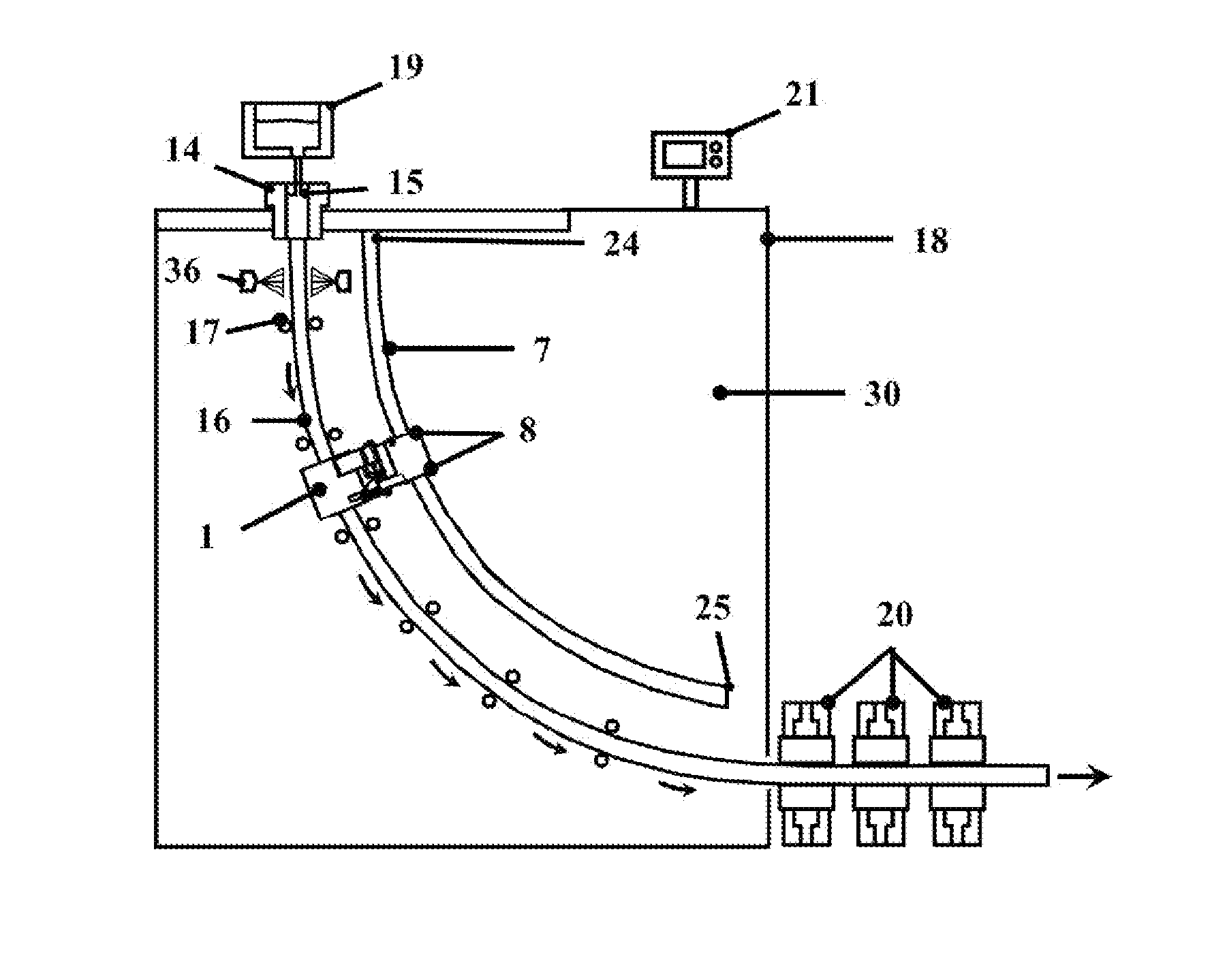 Electromagnetic stirring device