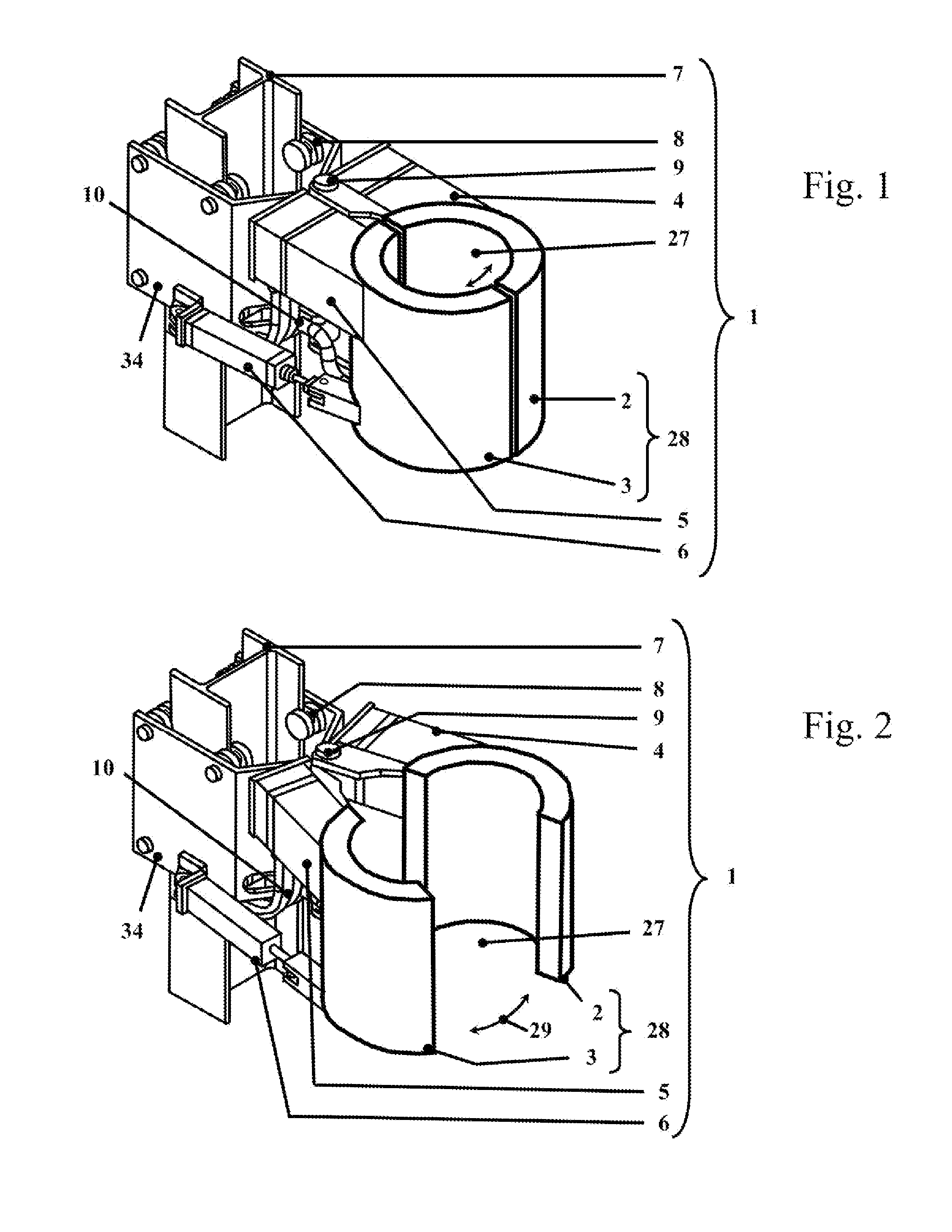 Electromagnetic stirring device