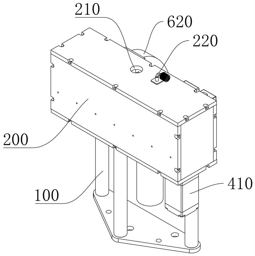 A kind of reading device of chemiluminescence immunoassay analyzer