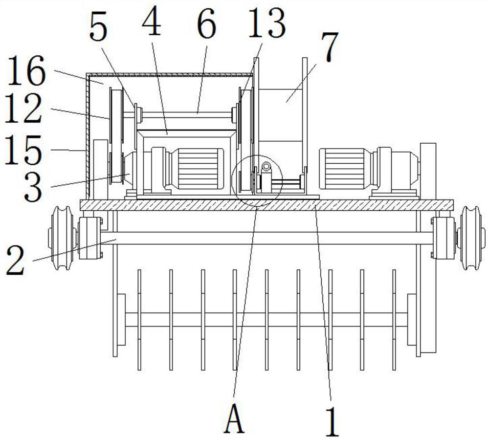 Device for producing feed raw materials from garbage in fermentation tank