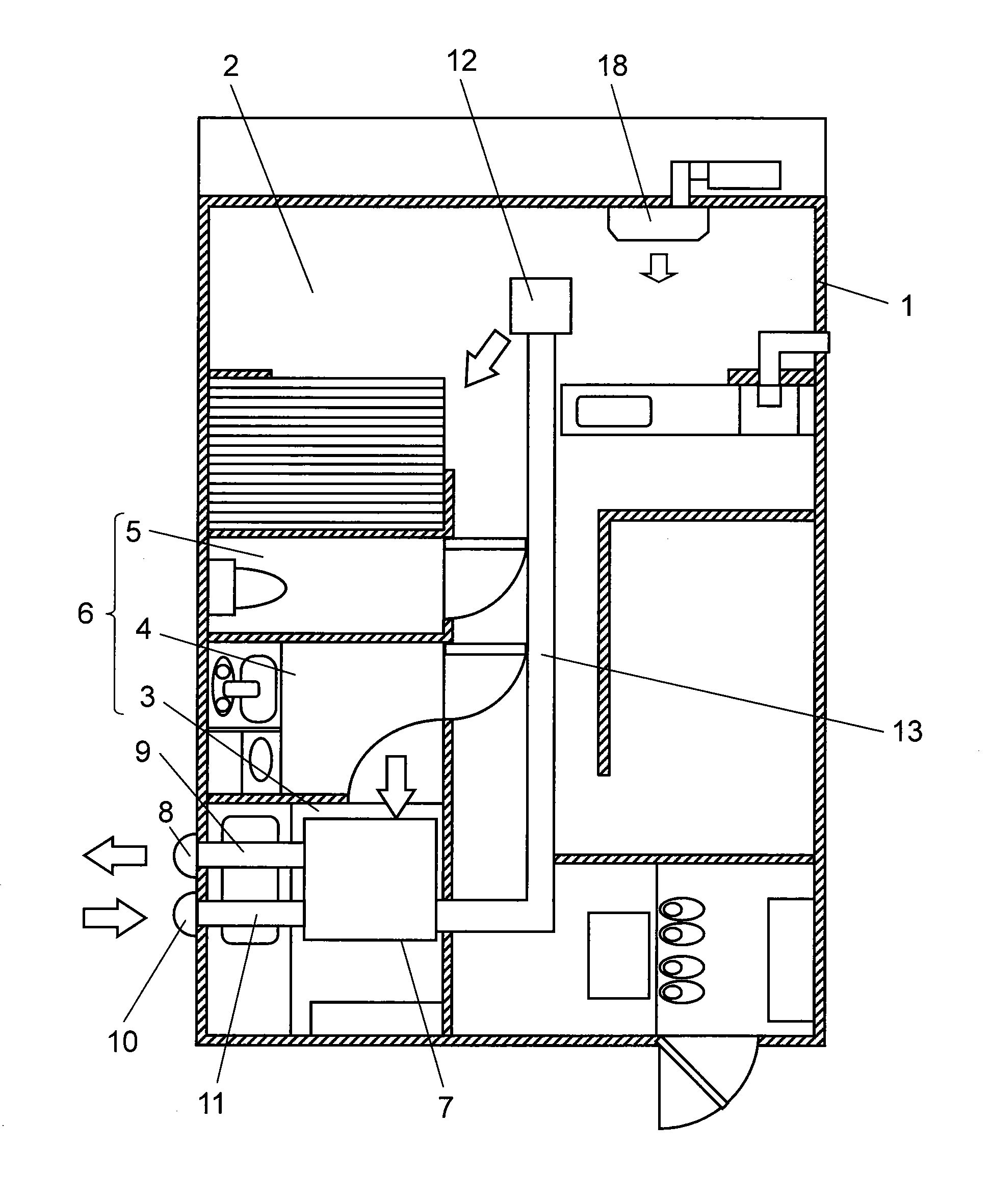 Air conditioning/ventilating system