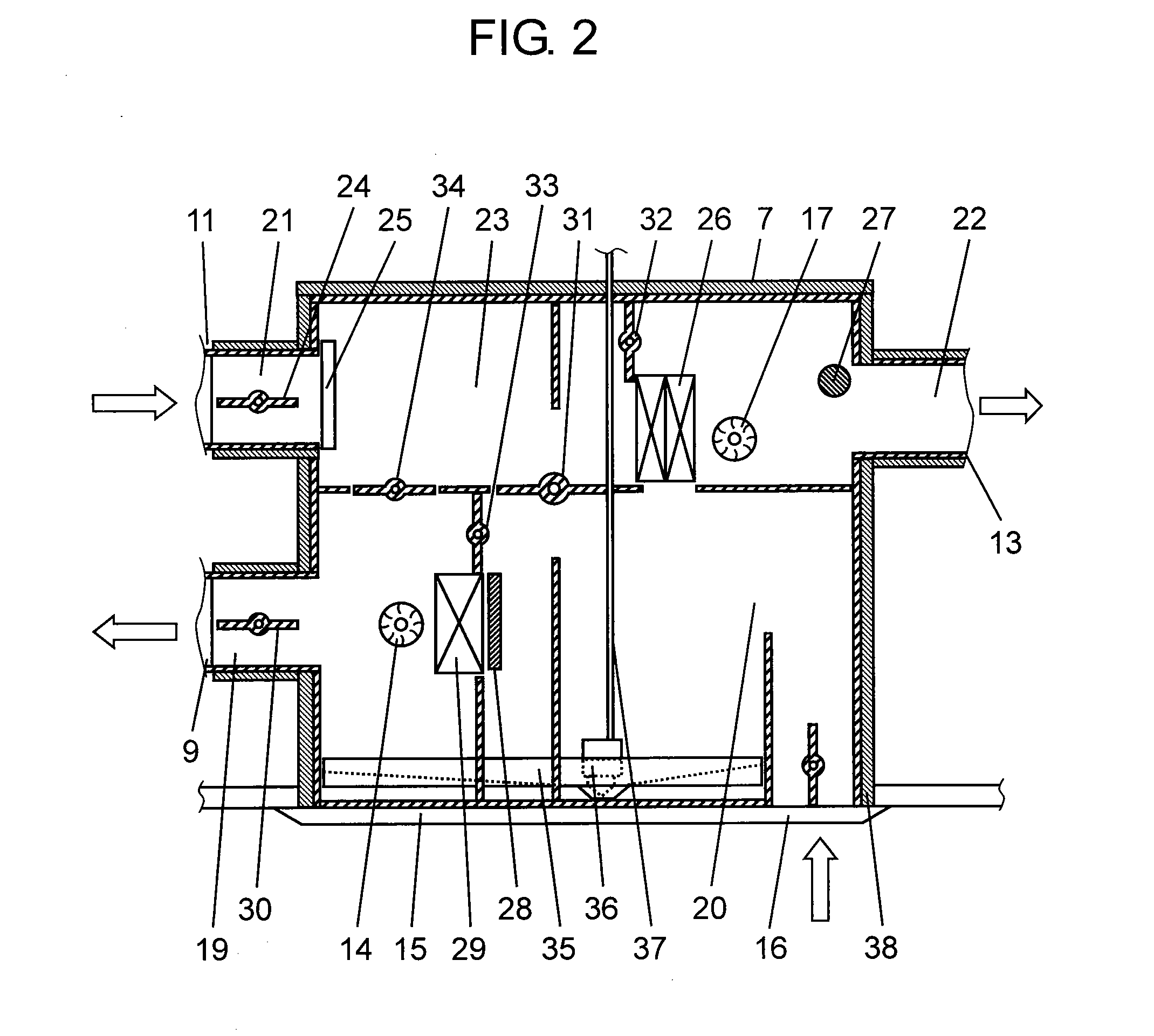 Air conditioning/ventilating system