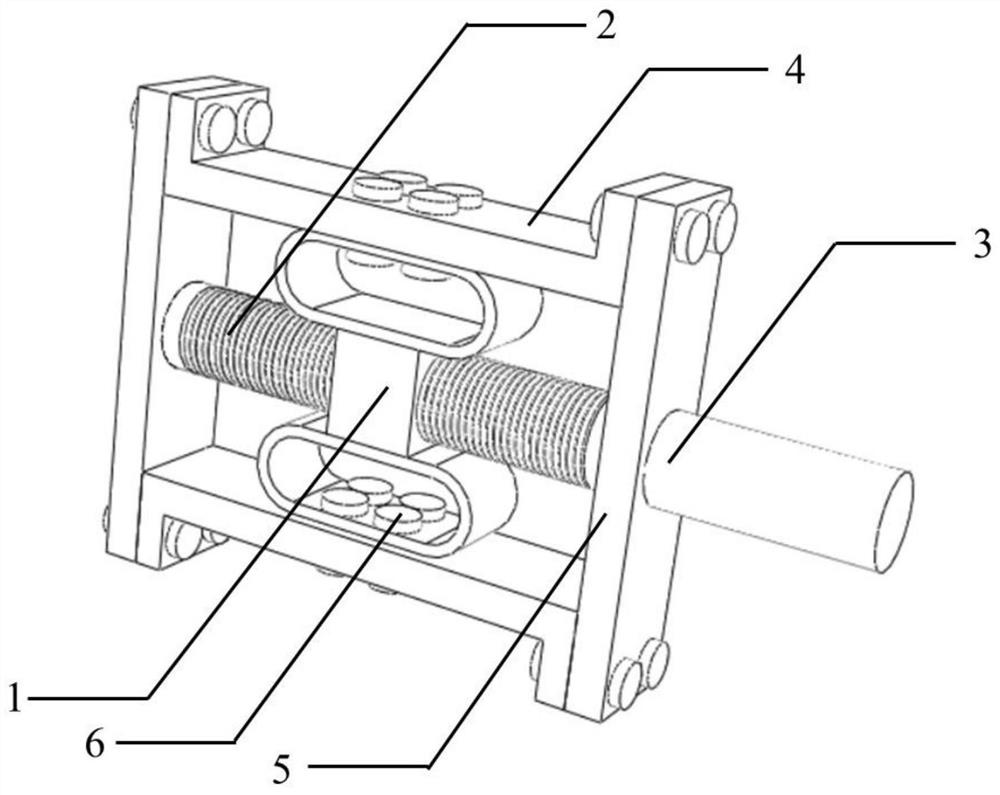 Disc spring soft steel energy dissipation and shock absorption device with self-resetting function