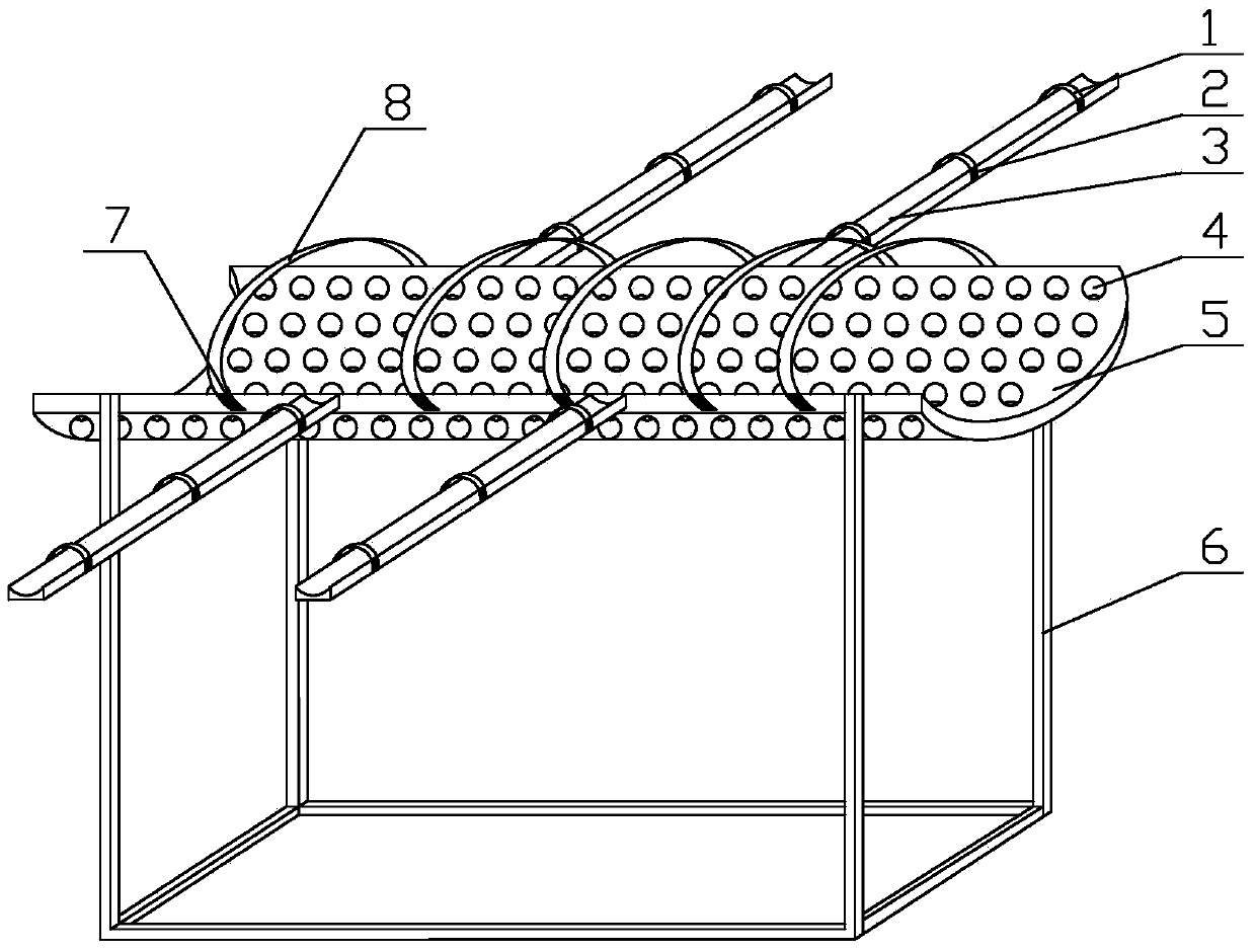 Piglet hernia surgery restraint frame