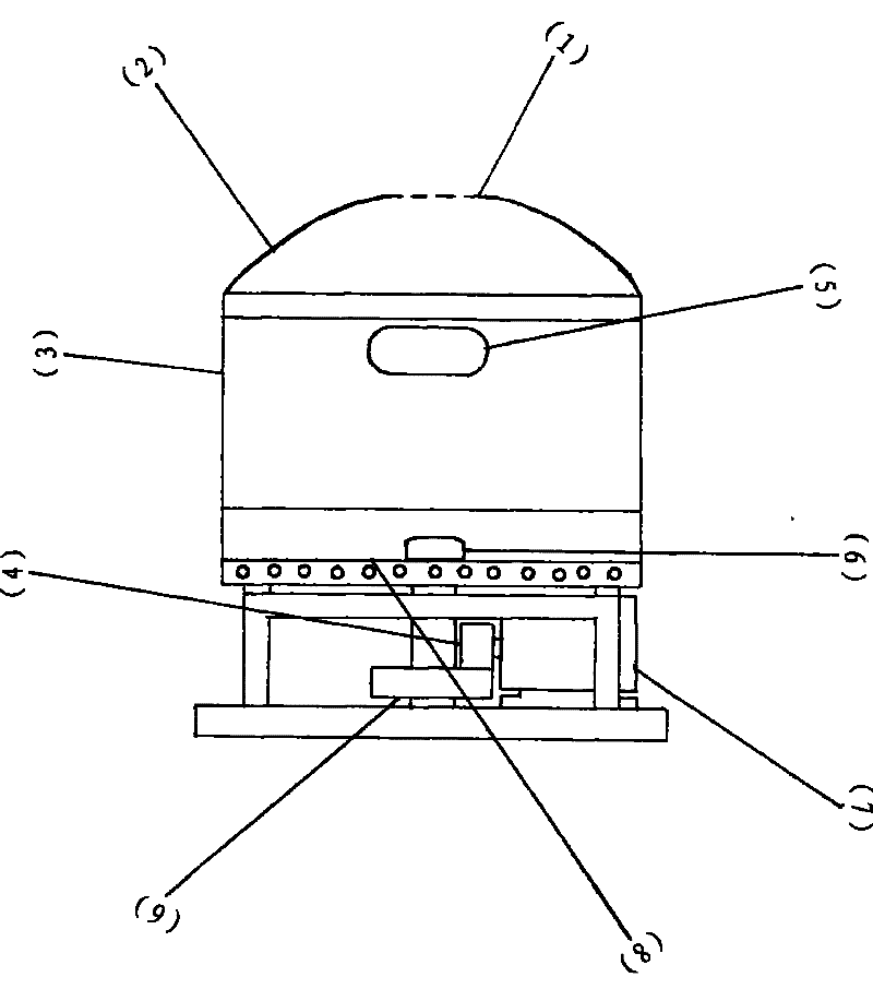 Butter process without generating carcinogen and foodstuff atomization low-temperature fryer