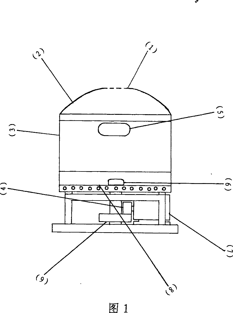 Butter process without generating carcinogen and foodstuff atomization low-temperature fryer