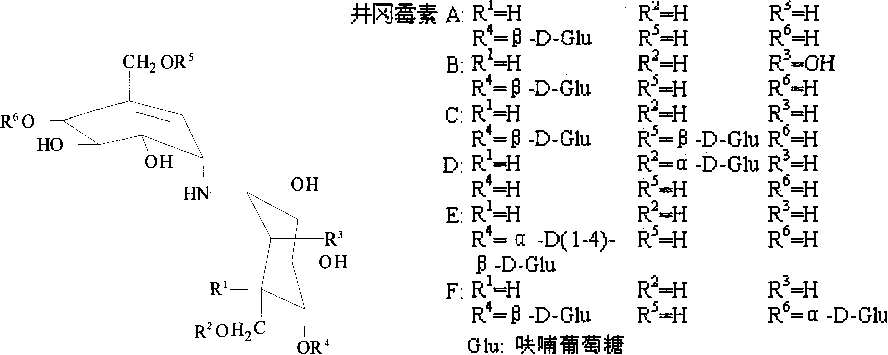 Method for extracting validamycin