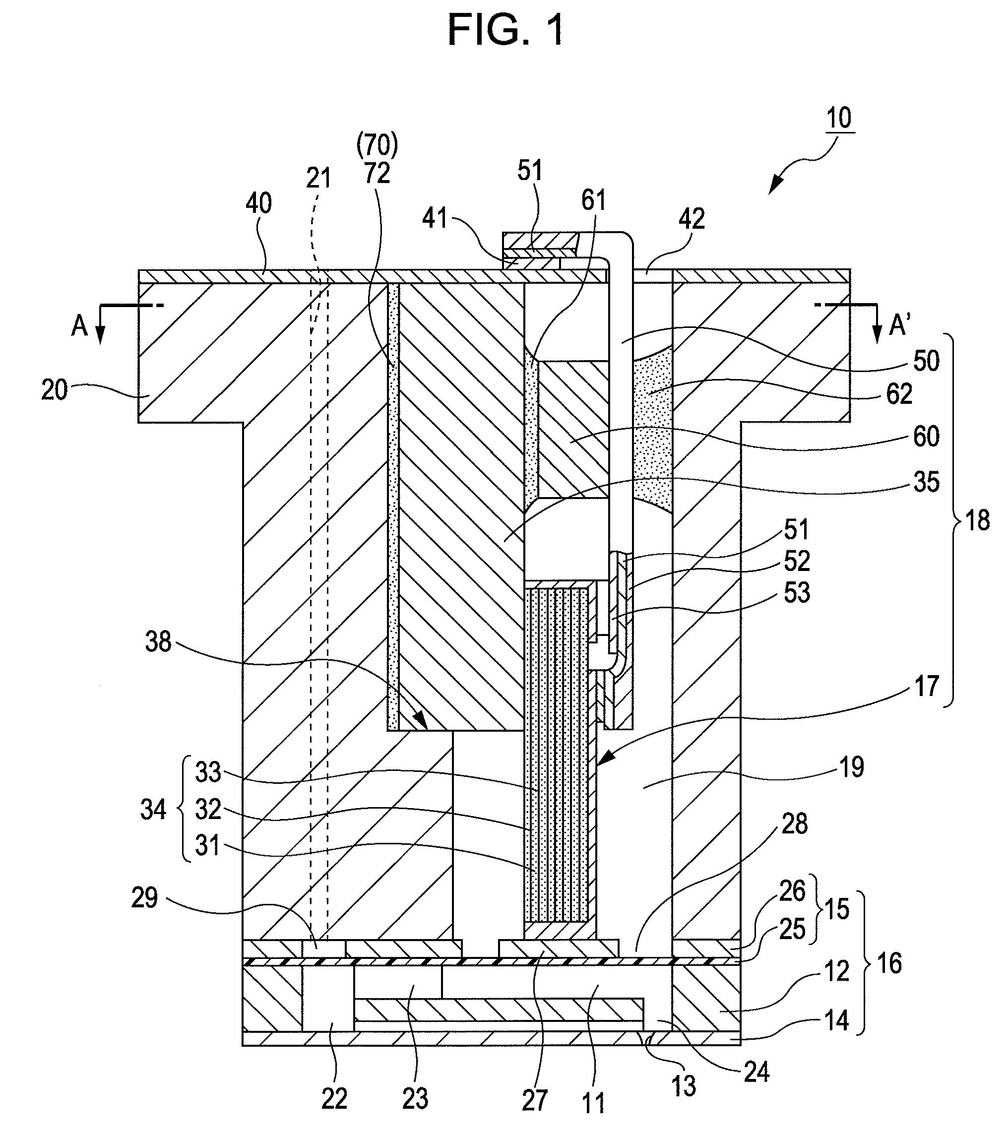 Liquid jet head, a liquid jet apparatus and a method for manufacturing a liquid jet head