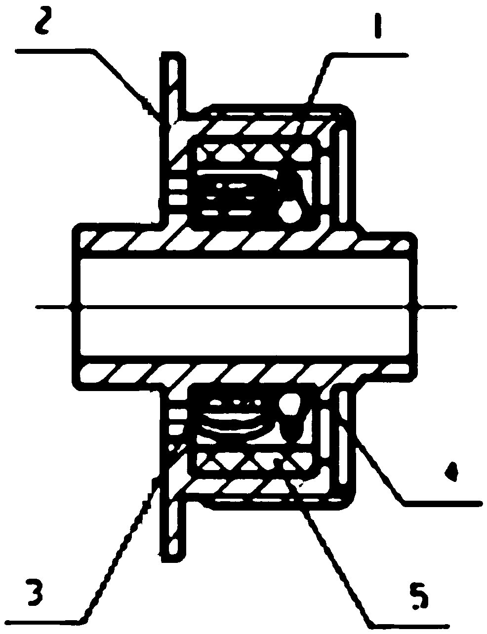 Gas generating device capable of being started quickly