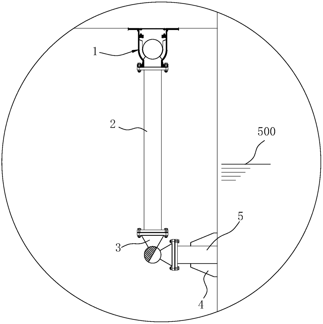 Ship anti-flow-backward drainage system