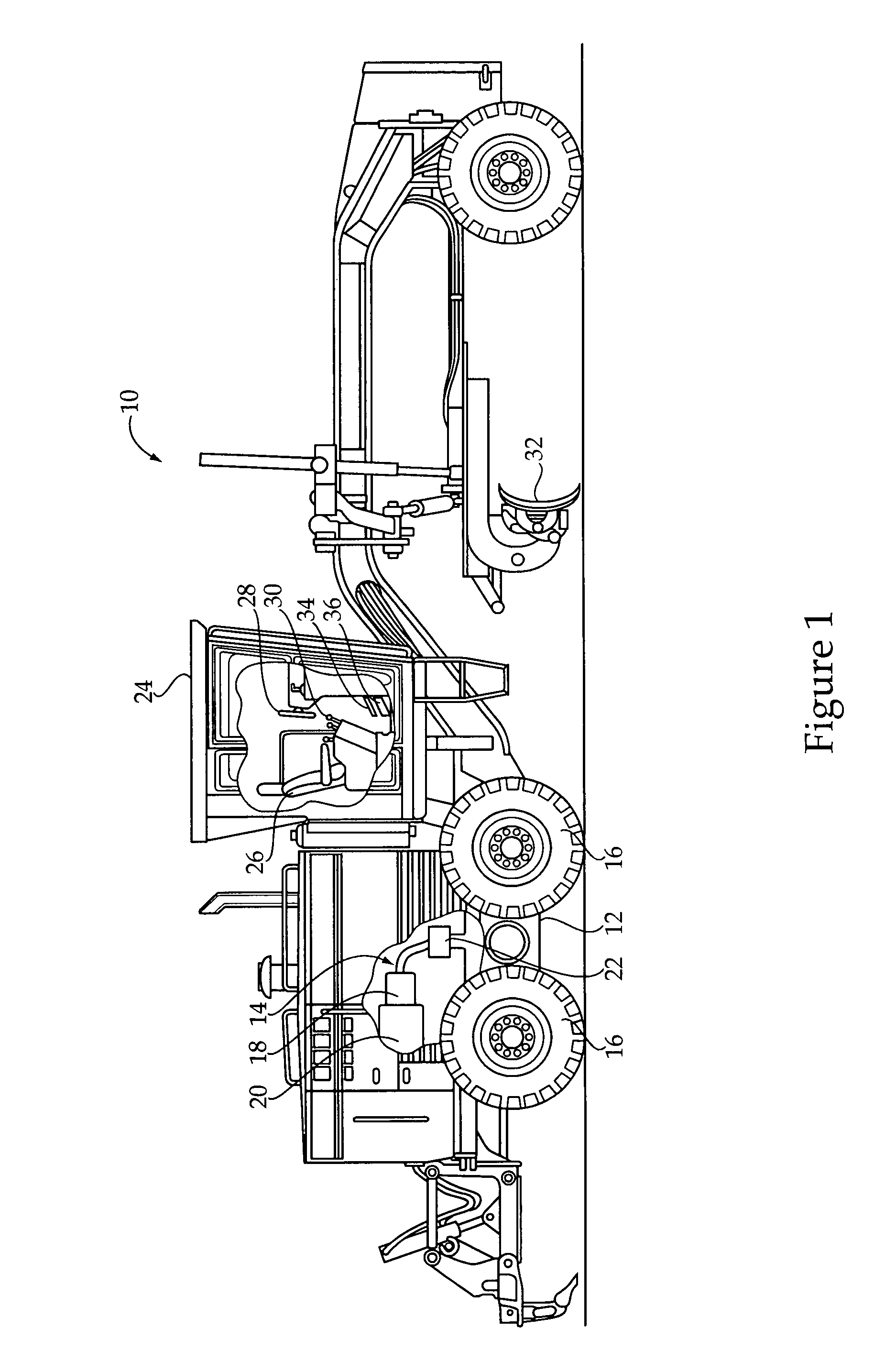 Control system and method for braking a hydrostatic drive machine