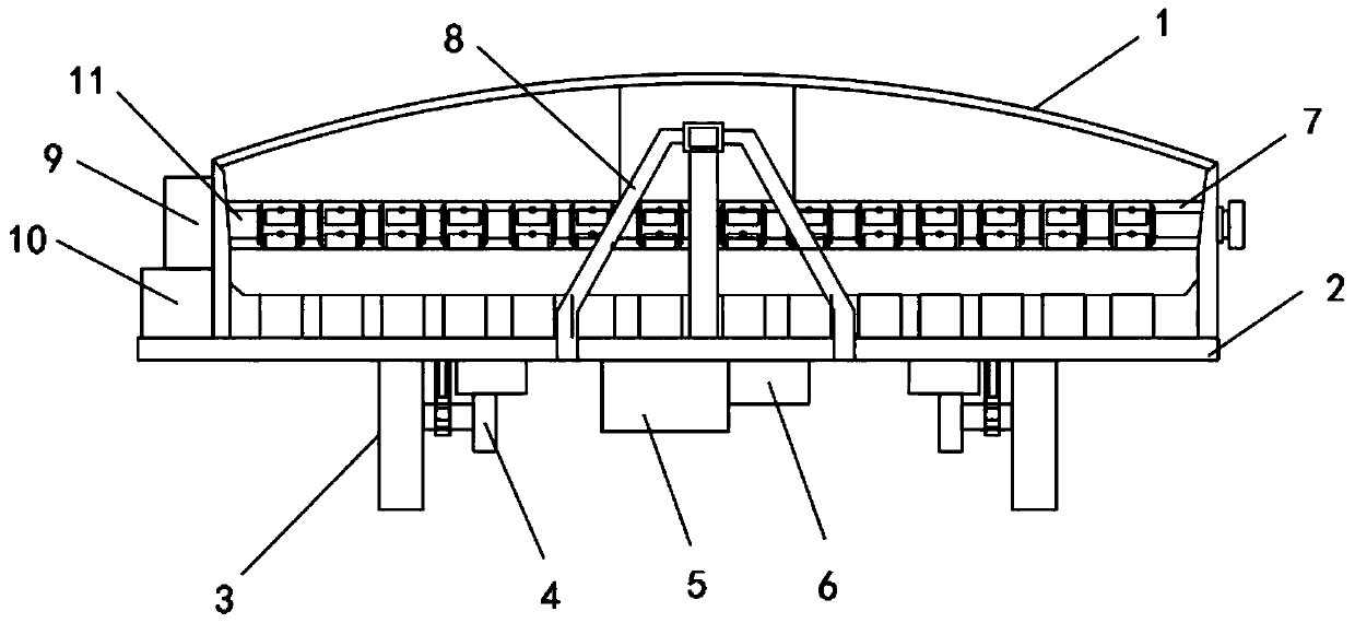 Platycladus orientalis seedling growing container and use method thereof