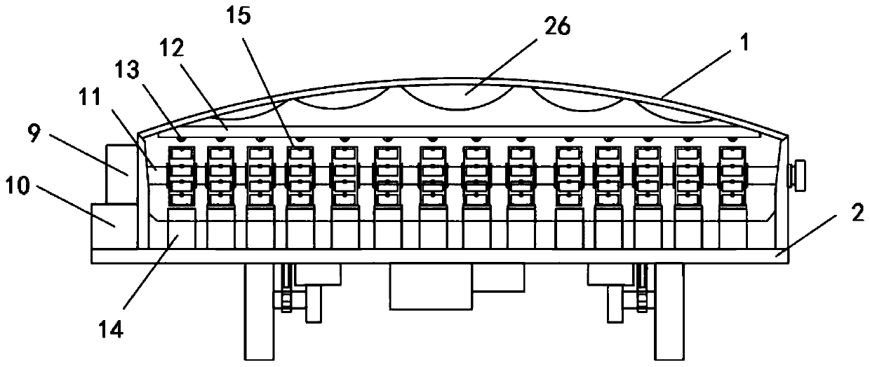 Platycladus orientalis seedling growing container and use method thereof